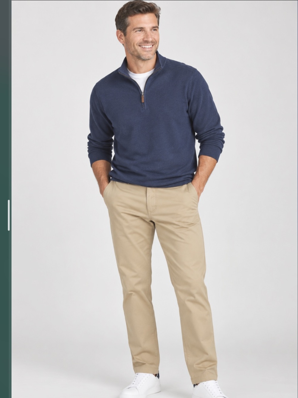 Lee Men's Tan Chinos - Straight Fit 48”x30”